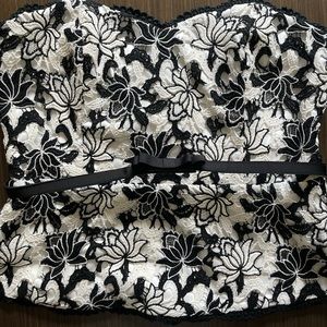 White House Black Market corset top